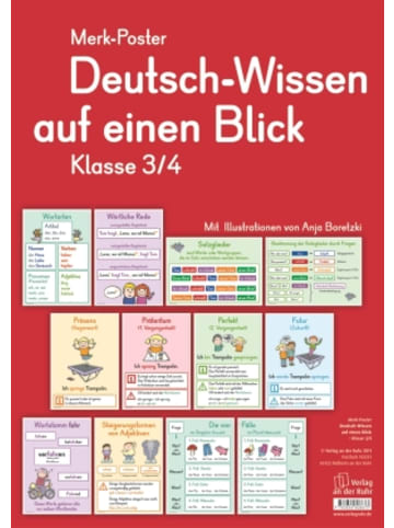 Verlag an der Ruhr Nonbook - Deutsch-Wissen auf einen Blick - Klasse 3/4