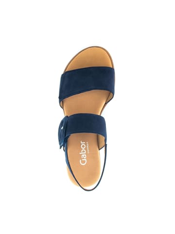 Gabor Comfort Keilsandaletten in Blau
