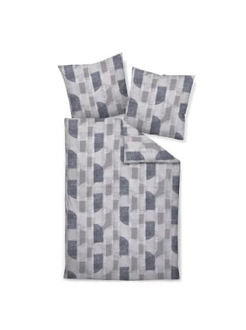 Janine Bettwäsche 78070 silber in silber anthrazit