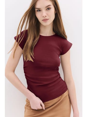 NO MATTER WHAT Shirt in Bordeaux