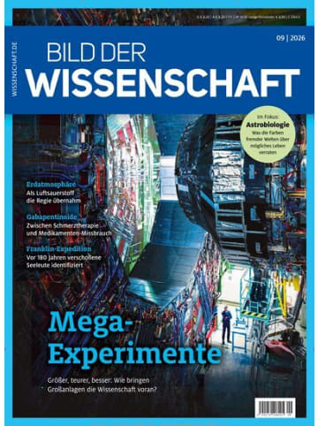 Hubert Burda Media 14 x BILD DER WISSENSCHAFT Zeitschrift (Gutschein für Jahres Abo)