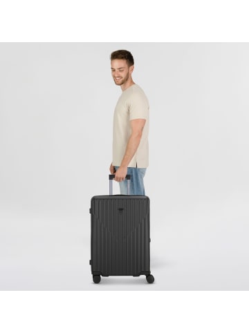 Guess Olbia 4 Rollen Trolley M 64 cm in black