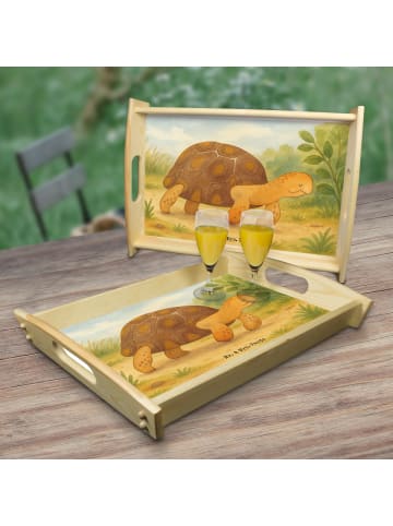 Mr. & Mrs. Panda Tablett Schildkröte MHerzieren Design ohne Spruch in Weiß