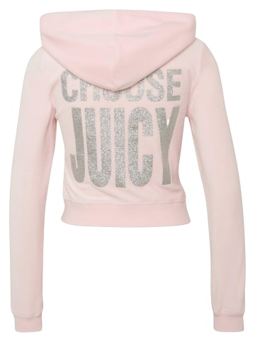 Juicy Couture Zip-Kapuzenpullover in cherry blossom