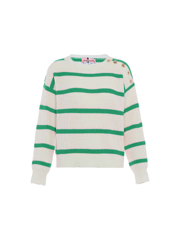 nascita Damen Sweater in WOLLWEISS GRÜN