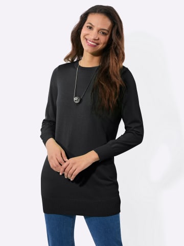 WITT WEIDEN Longpullover in schwarz
