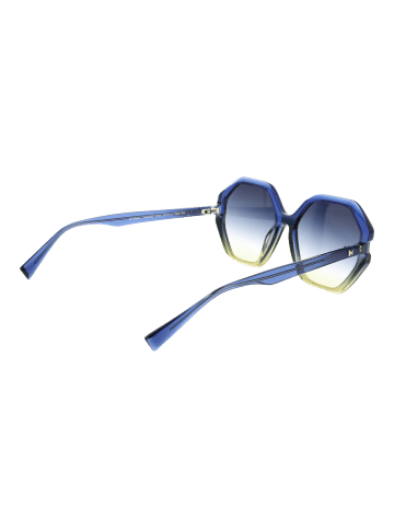 Ana Hickmann Frauen Sonnenbrille Geometrisch Blau