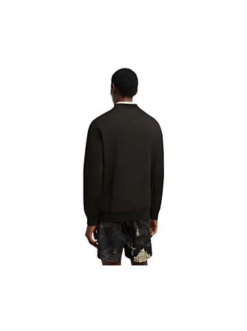 Moncler Moncler Logo Patch Cotton Sweatshirt Black