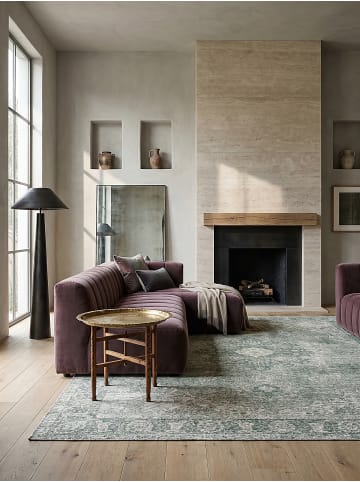 KADIMA DESIGN Vielseitiger Vintage Teppich für jeden Raum in Grün