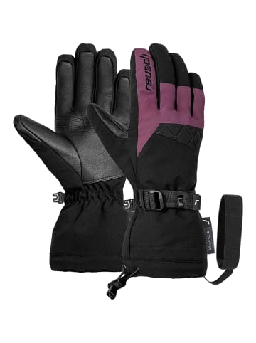Reusch Fingerhandschuhe Couloir R-TEX® XT in 7106 black / prune purple