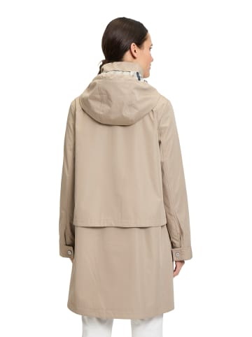 Betty Barclay Outdoorjacke mit abnehmbarer Kapuze in Stone Beige