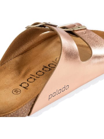 palado Pantoletten in Metallic Rose