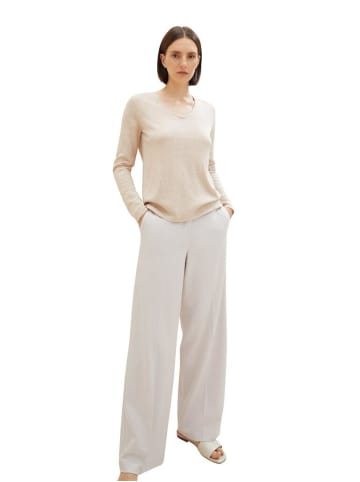 Tom Tailor Pullover in desert sand melange