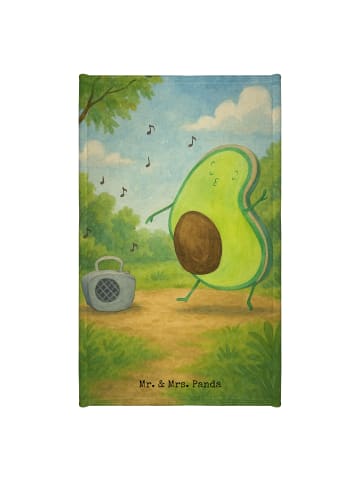Mr. & Mrs. Panda Handtuch Avocado Tanzen Design ohne Spruch in Weiß