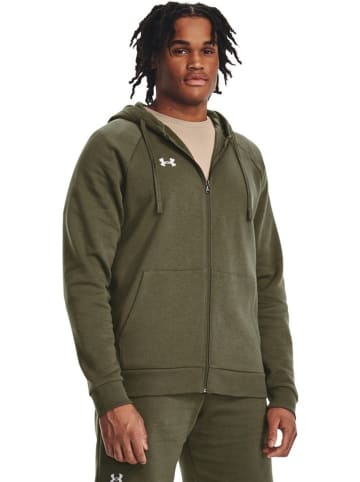 Under Armour Hoodie "UA Rival Fleece Fullzip Hoodie" in Grün