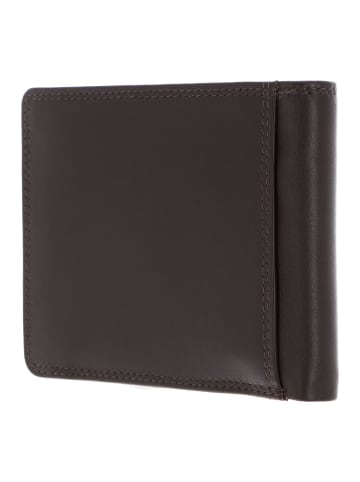Golden Head Polo Geldbörse RFID Leder 12,5 cm in dunkelbraun