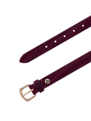 b.belt Gürtel Leder in dunkelrot