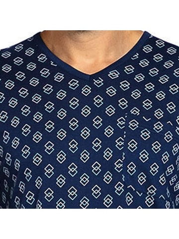 Comte Single-Jersey Nachthemd in marine
