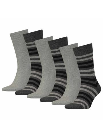 Tommy Hilfiger Socken 6er Pack in Grau