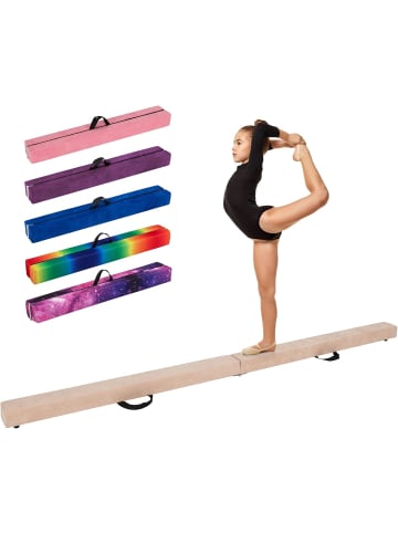 COSTWAY Schwebebalken Kinder 270 cm in Gelb