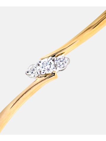 Diamant L'éternel Armreif aus 375 Gelbgold mit 0.25 Karat Diamant