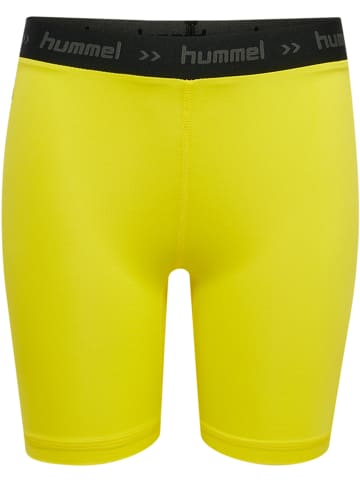 Hummel Enge Shorts Hml First Performance Kids Tight Shorts in BLAZING YELLOW