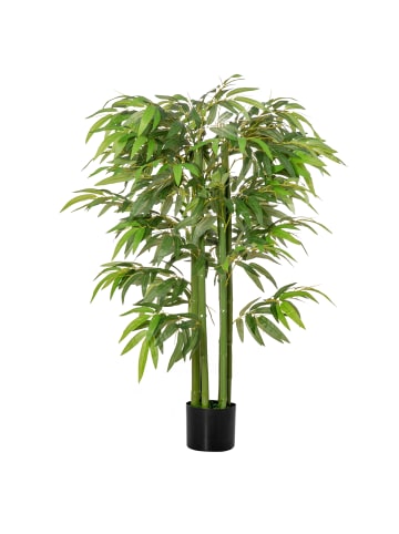 HOMCOM Künstliche Pflanze-17L x 17B x 140H cm-Grün