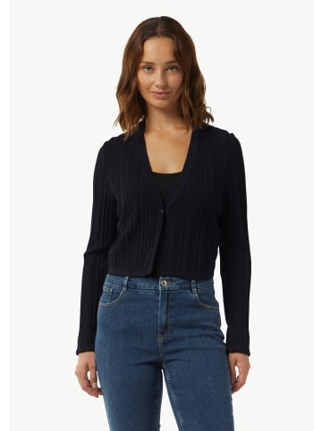 comma Strickjacke langarm in Blau