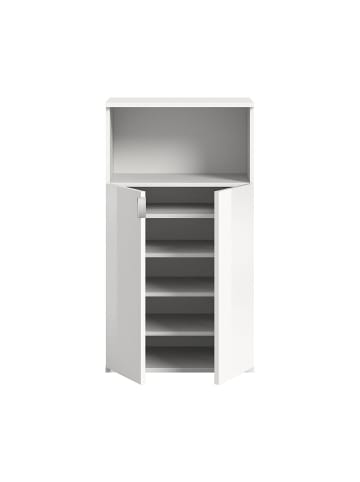ebuy24 Schuhschrank ProjektX Weiß 60 x 37 cm