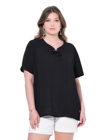 MIAMODA Bluse in schwarz