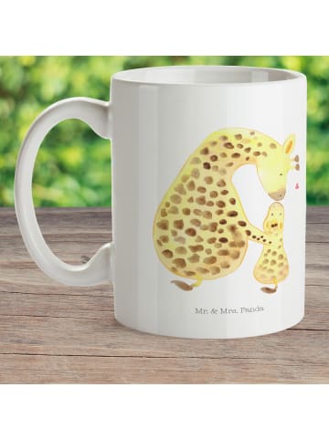 Mr. & Mrs. Panda Kindertasse Giraffe Kind ohne Spruch in Weiß