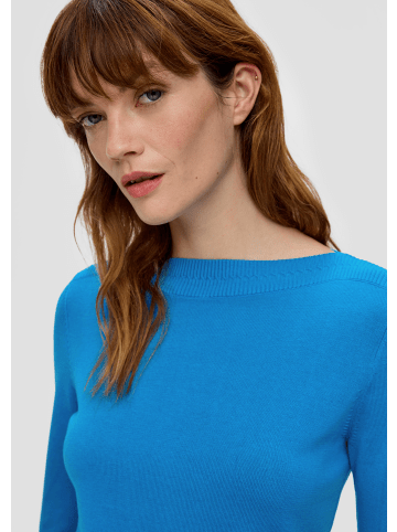 s.Oliver Strickpullover langarm in Blau