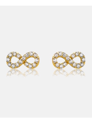 Diamant L'éternel Ohrringe aus 585 Gelbgold