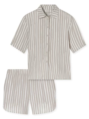 Schiesser Shorty Selected Premium 7/8 in grau-jaspe