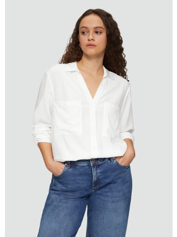 QS Bluse langarm in Creme