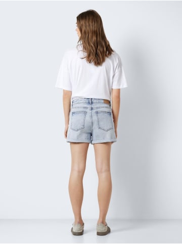 Noisy may Shorts Kurze Denim Hot Pants Bermuda Jeansshorts in Hellblau