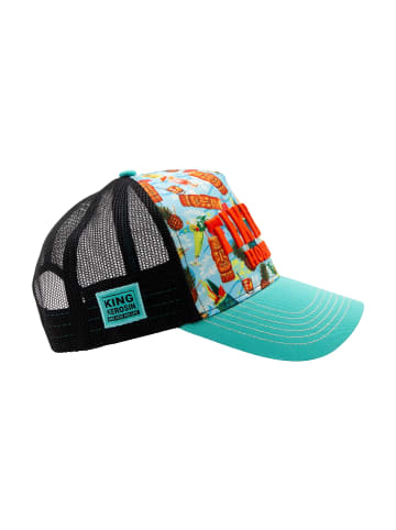 King Kerosin King Kerosin Trucker Cap Tiki Bar Honolulu in türkis