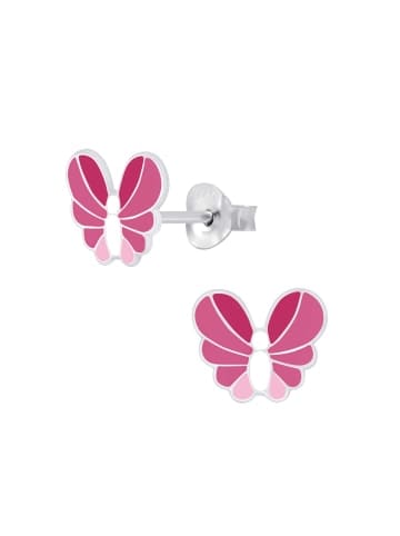 schmuck23 Silber Ohrringe 925 Schmetterling 0,7 cm x 0,8 cm