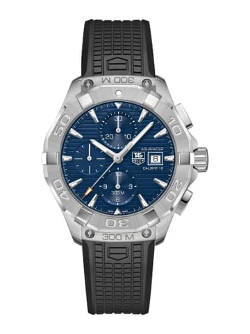 Tag Heuer Uhr Chronograph silber blau CAY2112.FT6041
