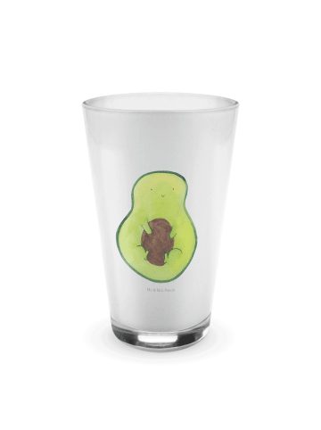 Mr. & Mrs. Panda Glas Avocado Kern ohne Spruch in Transparent