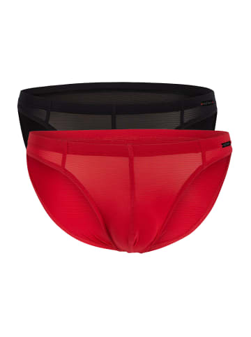 Olaf Benz Slip / Unterhose RED1201 in Schwarz / rot