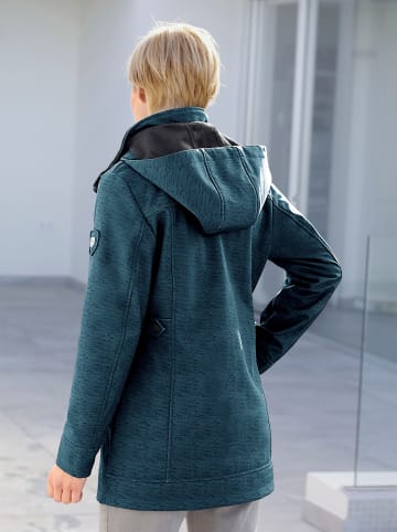 WITT WEIDEN Softshelljacke in petrol-meliert