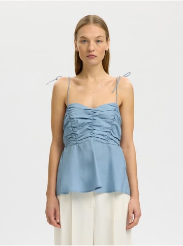 SELECTED FEMME SLFDELIA STRAP TOP B in Dusty Blue