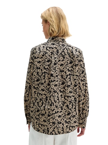 Marc O'Polo Print-Bluse regular in Schwarz