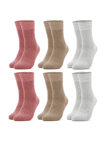 Occulto 6er Pack Warme Socken Smilla in Uni2