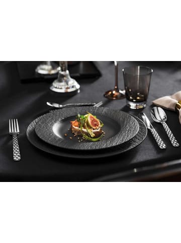 Villeroy & Boch 6er Set Basic-Set Manufacture Rock schwarz in schwarz