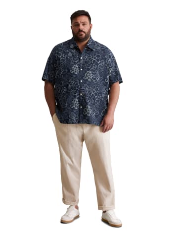 Marc O'Polo Kurzarm-Hemd regular in multi/dark navy