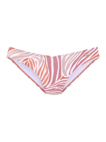 Sunseeker Bikini-Hose in weiß-orange-rose