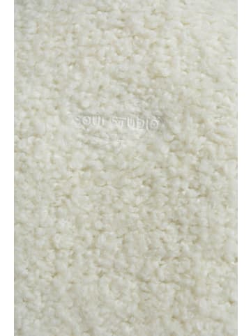 Smith&Soul Bouclé Knit Vest with Buttons in Cream White