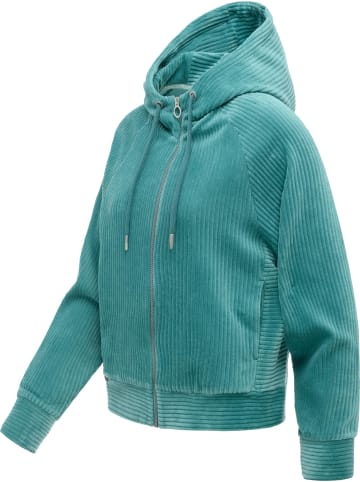 ragwear Sweatjacke Corduly Cordy in Teal Green26
